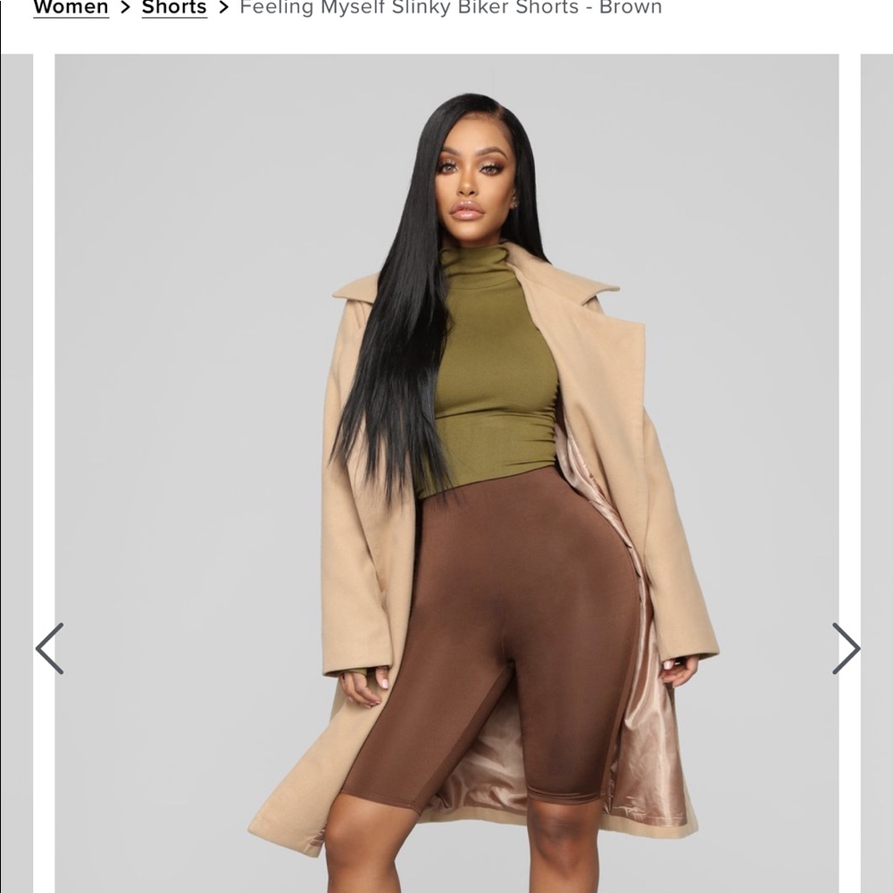 Feeling Myself Slinky Biker Shorts